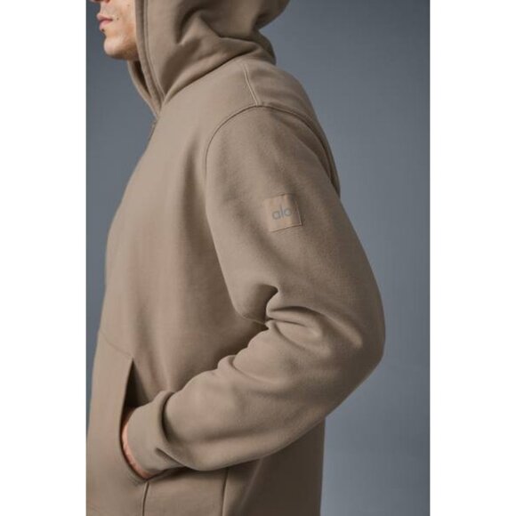 ALO YOGA Everyday Full Zip Hoodie Unisex Fleece Lounge Jacket M $148 - Picture 6 of 9